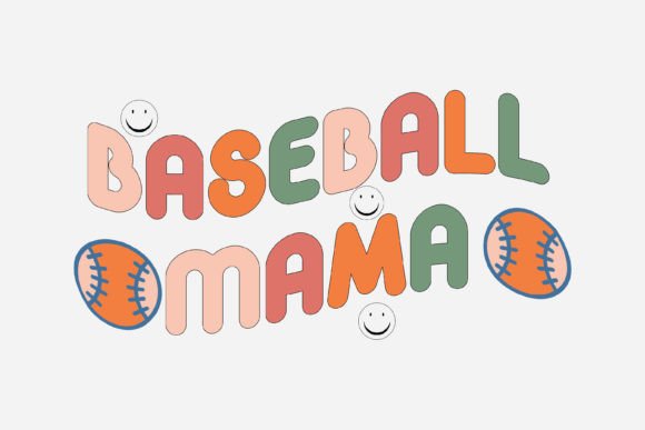 Retro Baseball Mama Quote SVG Design Review: A Nostalgic Statement for Embroidery Projects